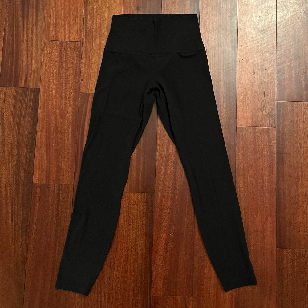 Lululemon Pants Womens 4 Black High Rise Align Leggings Yoga Gym Workout Stretch